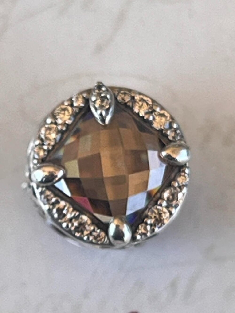 Authentic Pandora Radiant Grains of Energy Golden Charm #797650CCZ